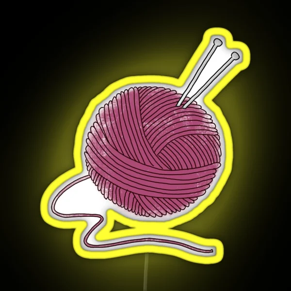 Yarn Ball RGB Neon Sign