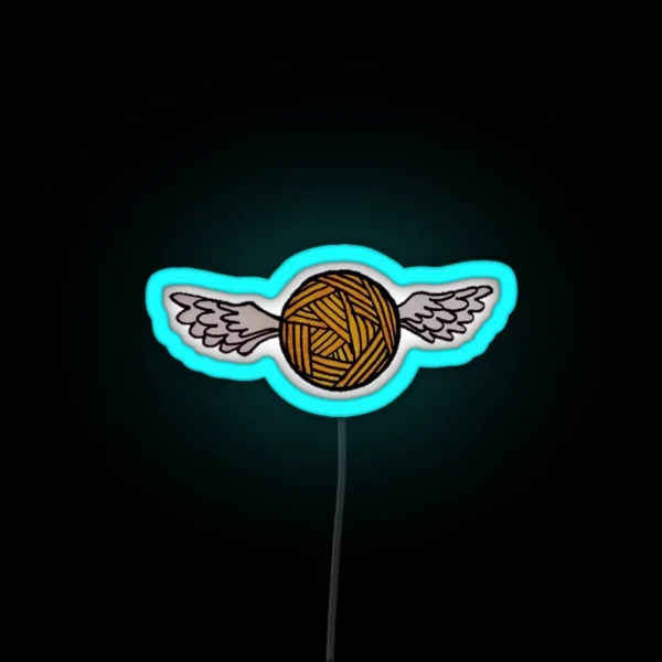 Yarn Ball Snitch RGB Neon Sign