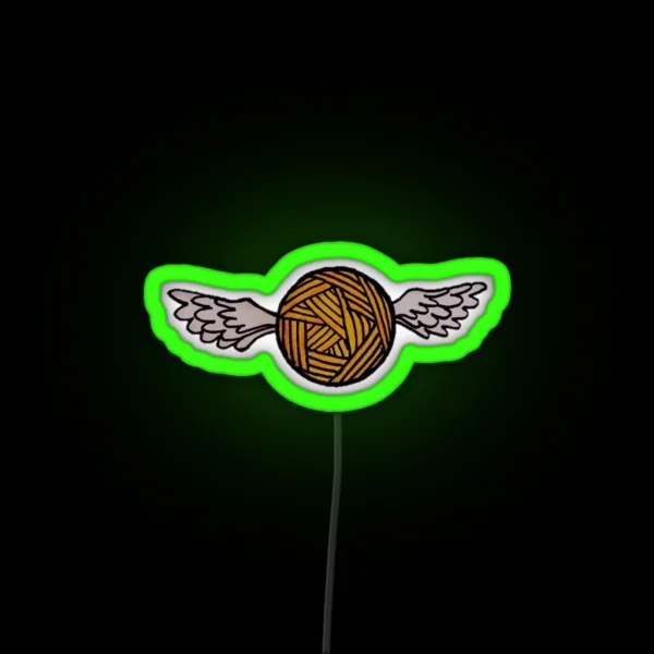 Yarn Ball Snitch RGB Neon Sign
