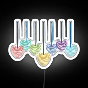 Yarn Bombing Trending RGB Neon Sign