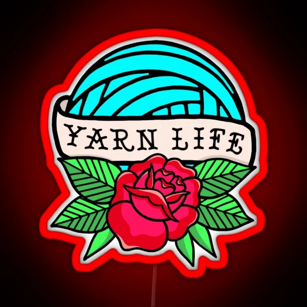 Yarn Life RGB Neon Sign