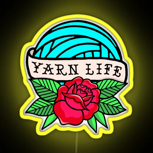 Yarn Life RGB Neon Sign