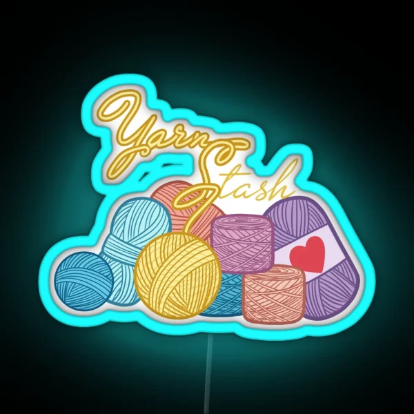 Yarn Stash RGB Neon Sign
