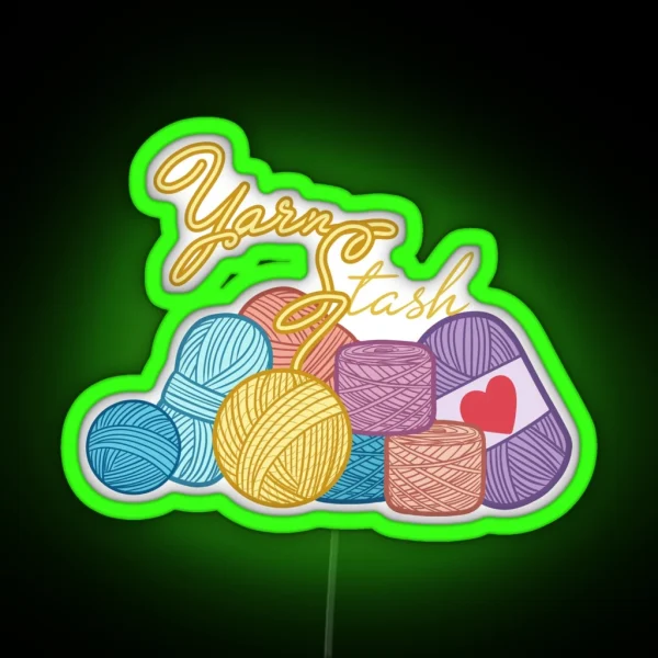 Yarn Stash RGB Neon Sign