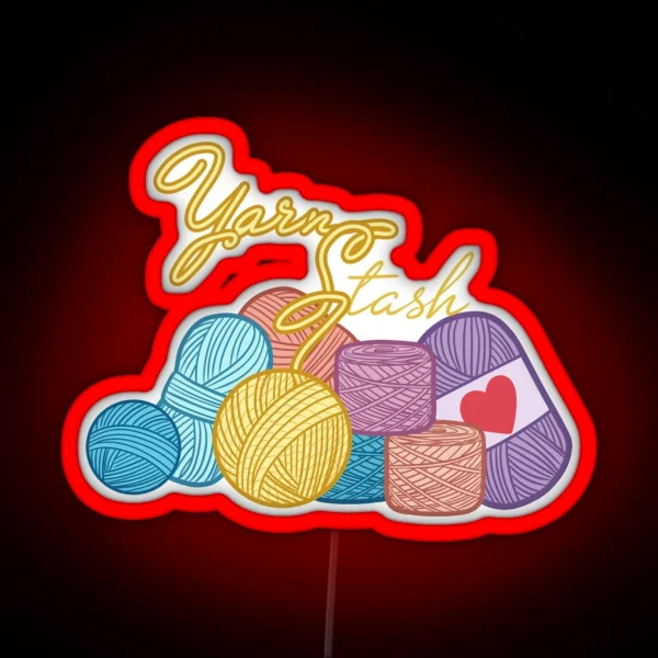 Yarn Stash RGB Neon Sign