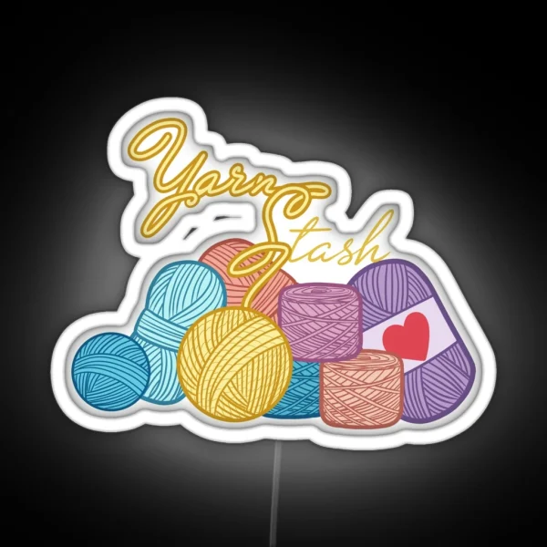 Yarn Stash RGB Neon Sign