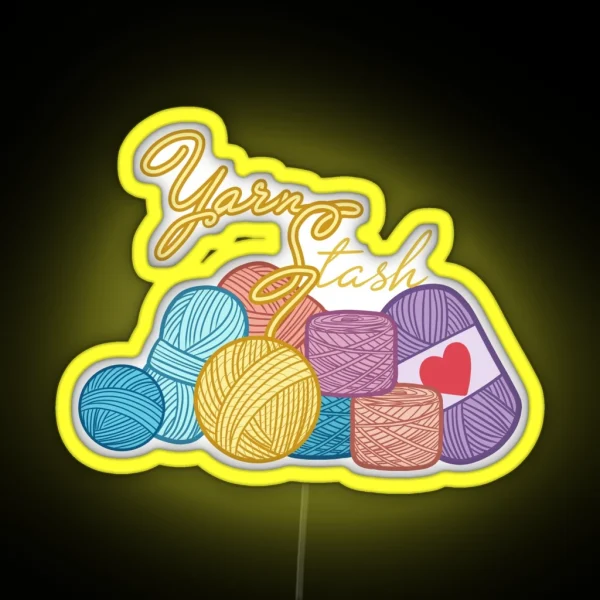 Yarn Stash RGB Neon Sign