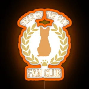 Year Of The Cat Fan Club RGB Neon Sign