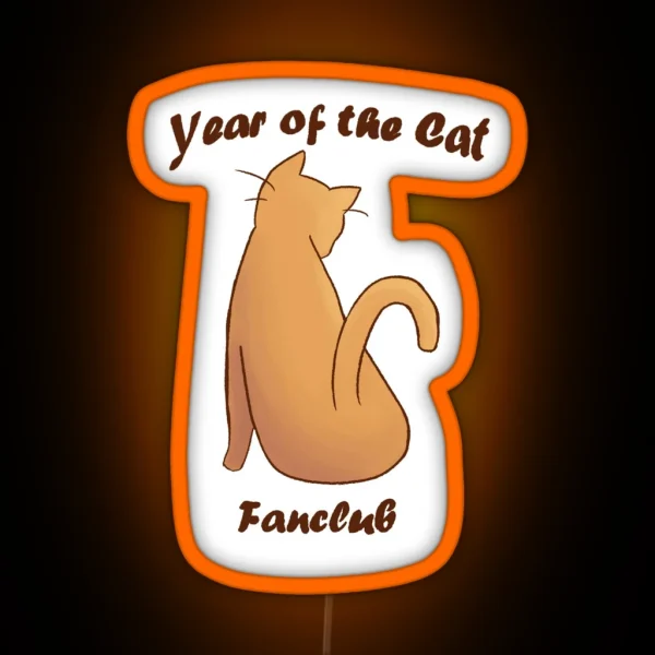 Year Of The Cat Fanclub RGB Neon Sign