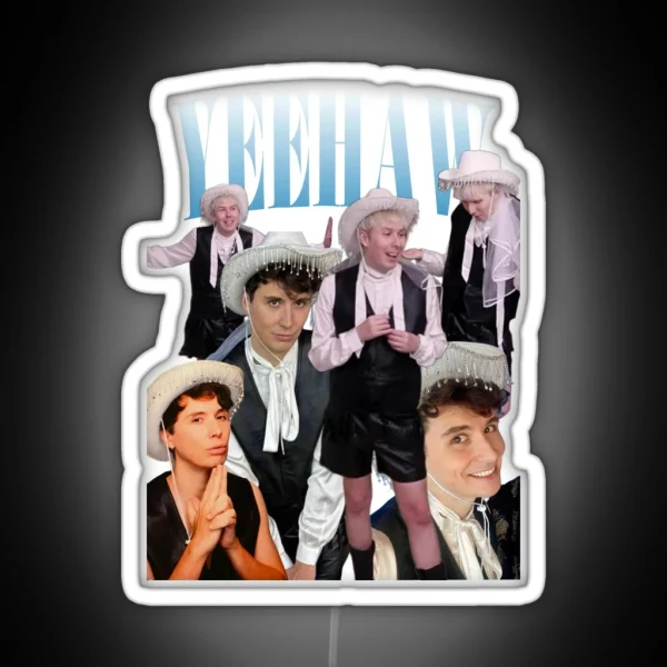 Yeehaw Dan And Phil RGB Neon Sign
