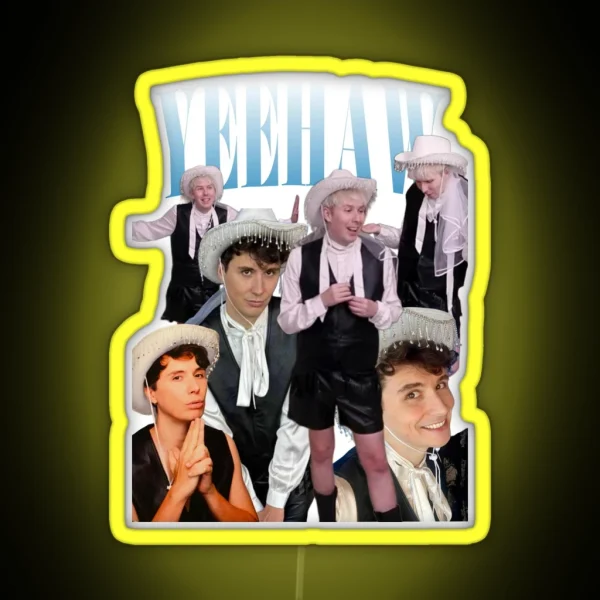 Yeehaw Dan And Phil RGB Neon Sign
