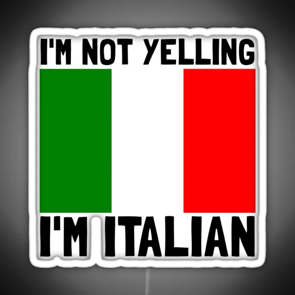 Yelling Italian RGB Neon Sign