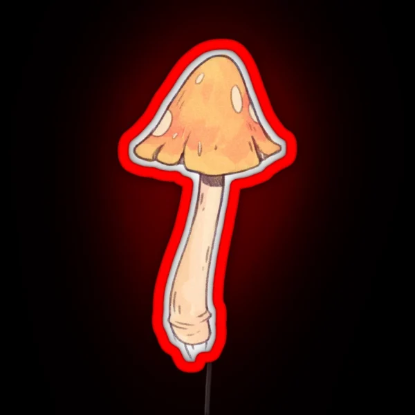 Yellow Mushroom RGB Neon Sign