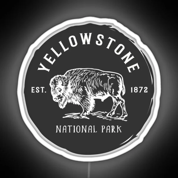 Yellowstone National Park RGB Neon Sign