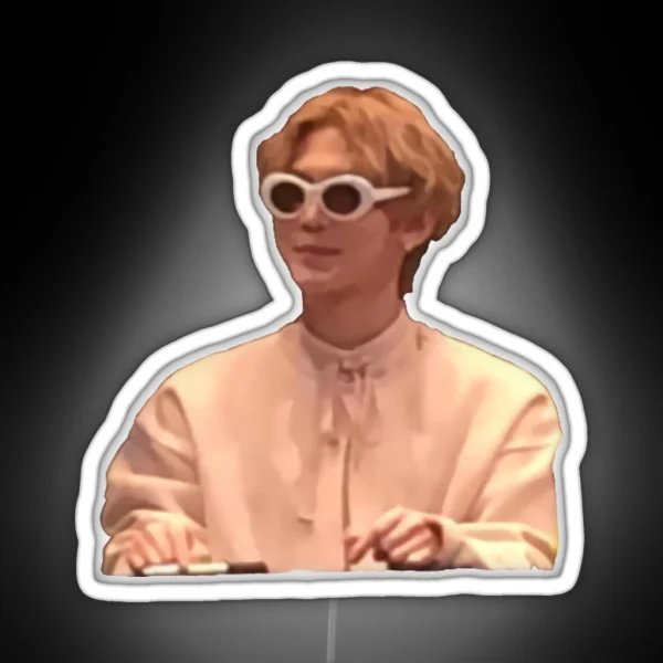 Yeosang Clout Goggles RGB Neon Sign