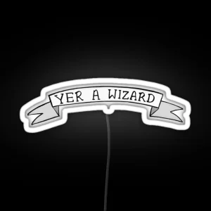 Yer A Wizard Banner RGB Neon Sign