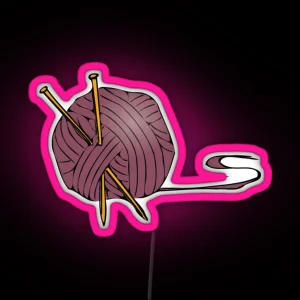 Yes I Really Do Need All This Yarn RGB Neon Sign