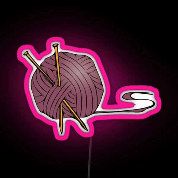 Yes I Really Do Need All This Yarn RGB Neon Sign