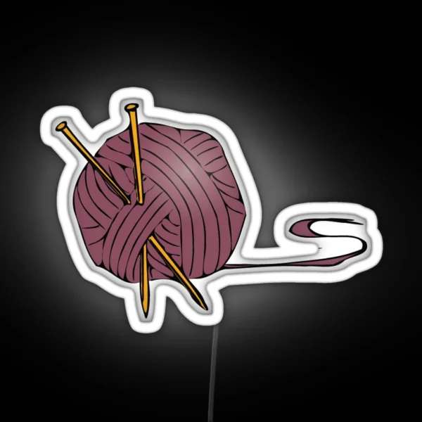 Yes I Really Do Need All This Yarn RGB Neon Sign