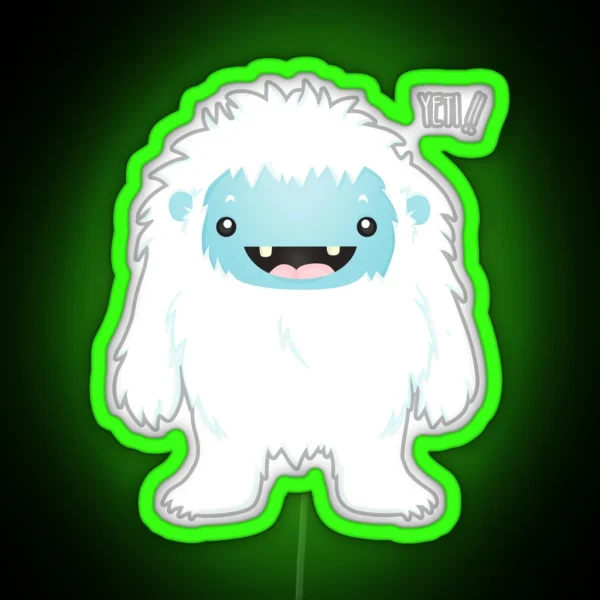 Yeti RGB Neon Sign