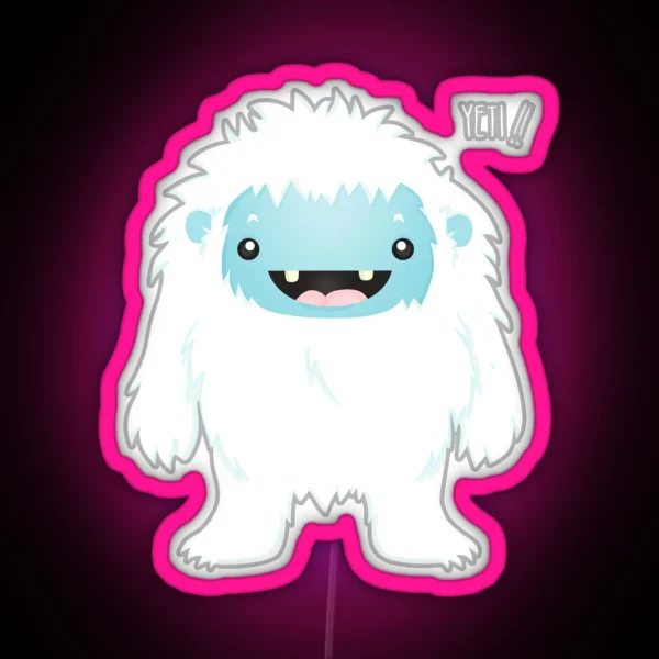 Yeti RGB Neon Sign
