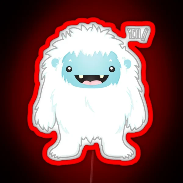 Yeti RGB Neon Sign