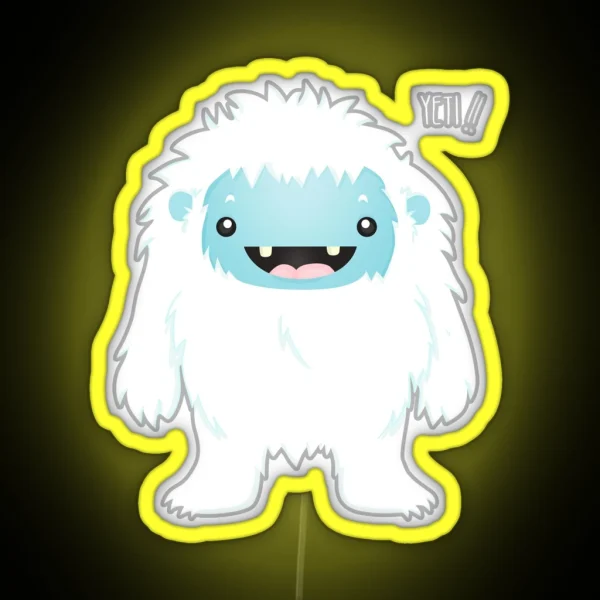 Yeti RGB Neon Sign