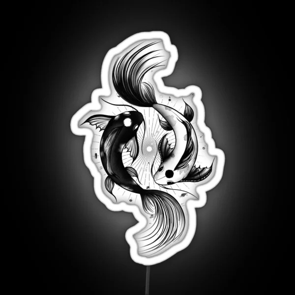 Ying Yang Koi RGB Neon Sign
