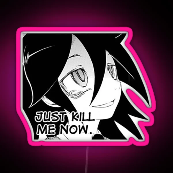 Yomoko Kuroki Just End Me Now 2 RGB Neon Sign