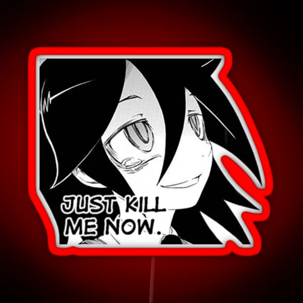 Yomoko Kuroki Just End Me Now 2 RGB Neon Sign