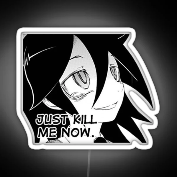 Yomoko Kuroki Just End Me Now 2 RGB Neon Sign