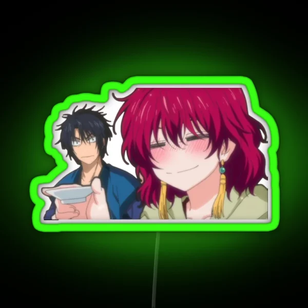 Yona Of The Dawn Drunk Yona And Hak RGB Neon Sign