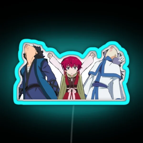 Yona Of The Dawn Yona Hitting Hak And Ki Ja RGB Neon Sign