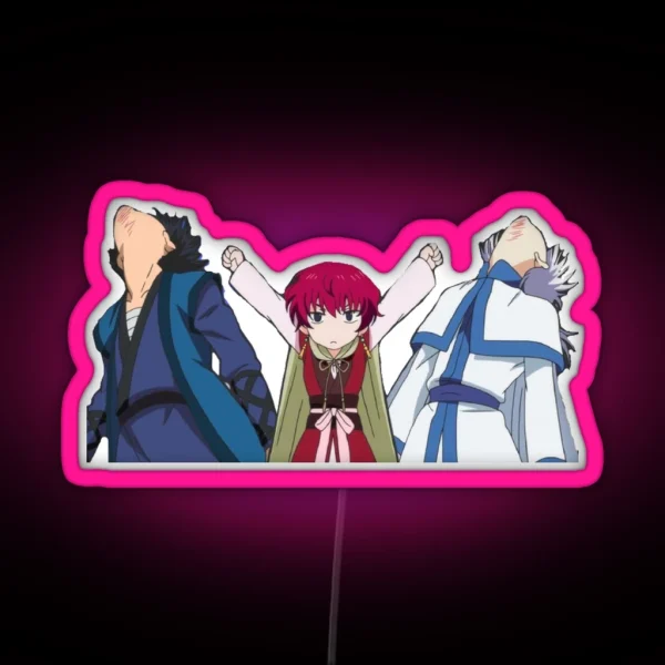 Yona Of The Dawn Yona Hitting Hak And Ki Ja RGB Neon Sign