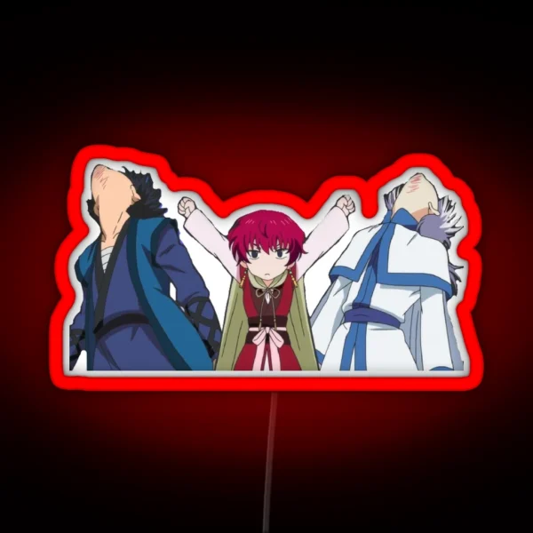 Yona Of The Dawn Yona Hitting Hak And Ki Ja RGB Neon Sign