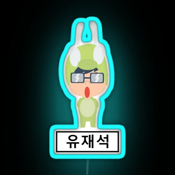 Yoo Jae Suk Running Man RGB Neon Sign