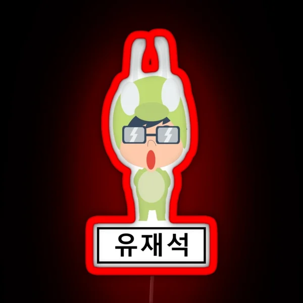 Yoo Jae Suk Running Man RGB Neon Sign