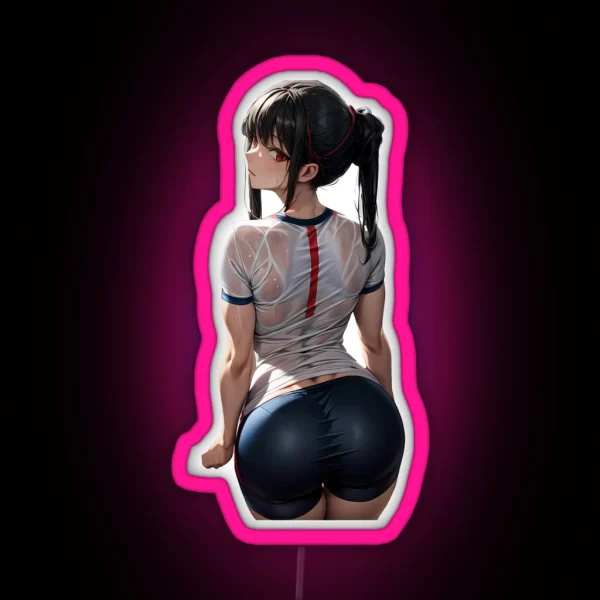 Yor Forger Gym RGB Neon Sign
