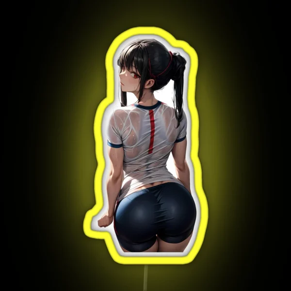 Yor Forger Gym RGB Neon Sign