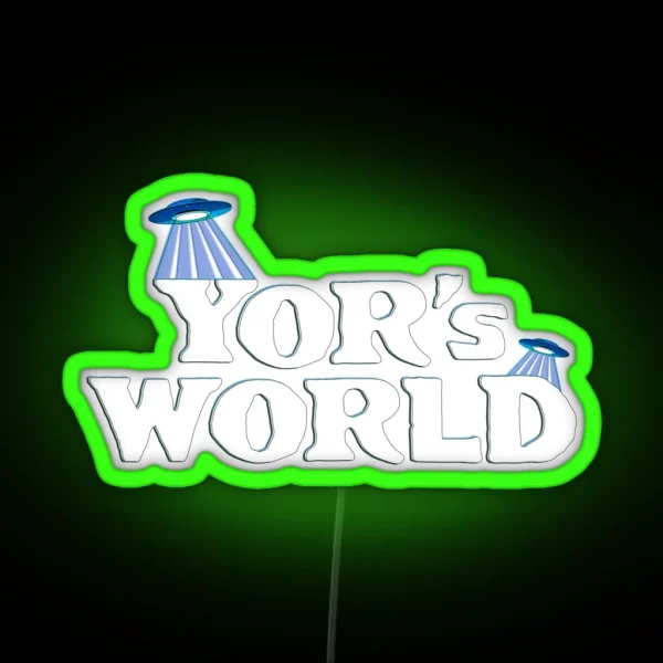 Yor S World RGB Neon Sign