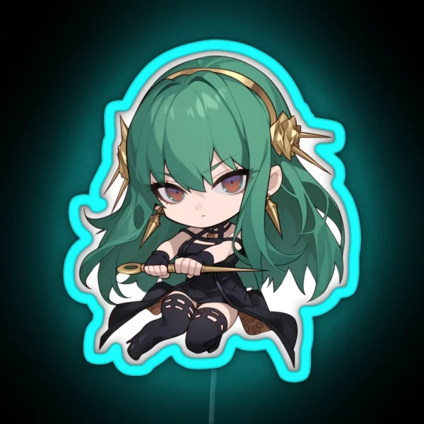 Yor Spy X Family Chibi RGB Neon Sign