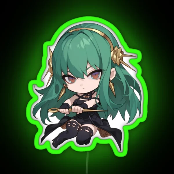 Yor Spy X Family Chibi RGB Neon Sign