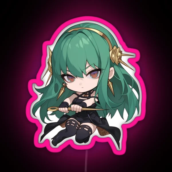 Yor Spy X Family Chibi RGB Neon Sign