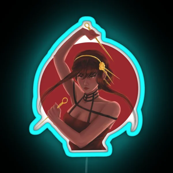 Yor The Thorn Princess RGB Neon Sign