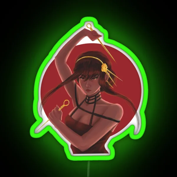 Yor The Thorn Princess RGB Neon Sign