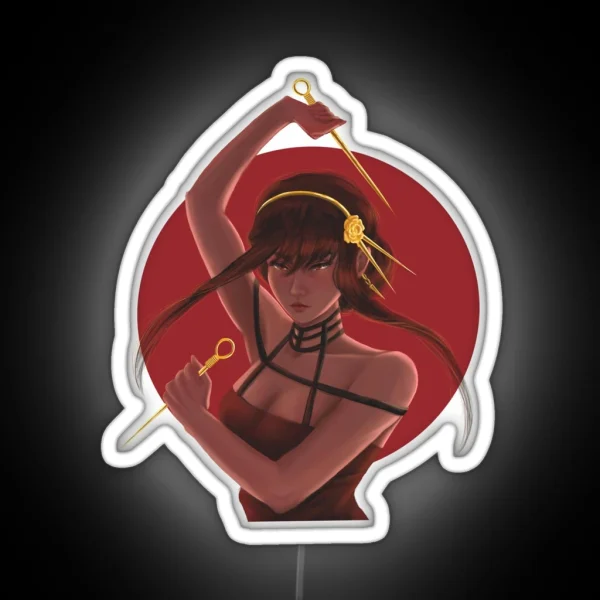 Yor The Thorn Princess RGB Neon Sign