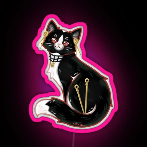 Yor X Cat RGB Neon Sign
