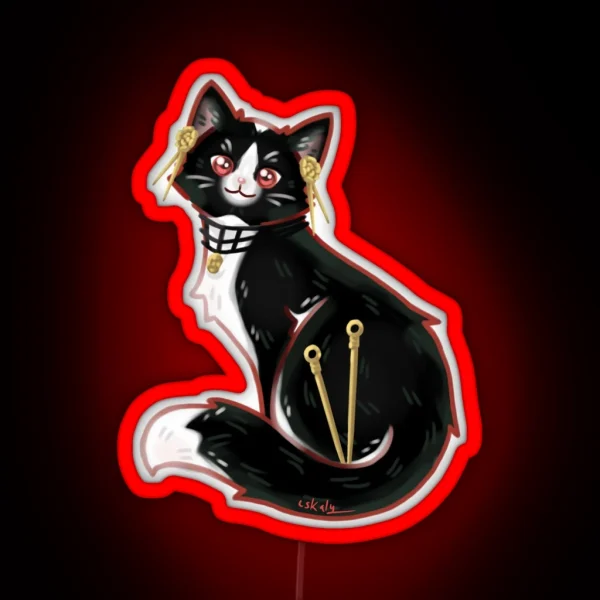 Yor X Cat RGB Neon Sign