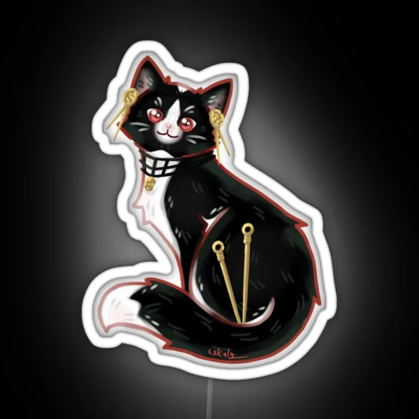 Yor X Cat RGB Neon Sign