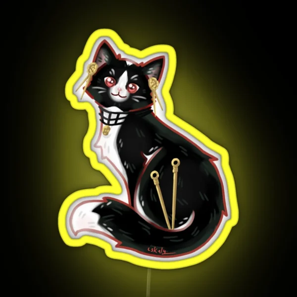 Yor X Cat RGB Neon Sign